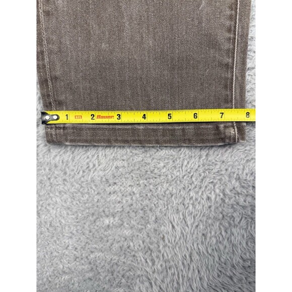 7 for all mankind SLIMMY Mens Brown Stone Washed Jeans 36/31 - Picture 9 of 9